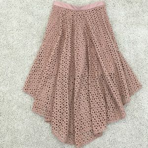 Tibi New York eyelet skirt